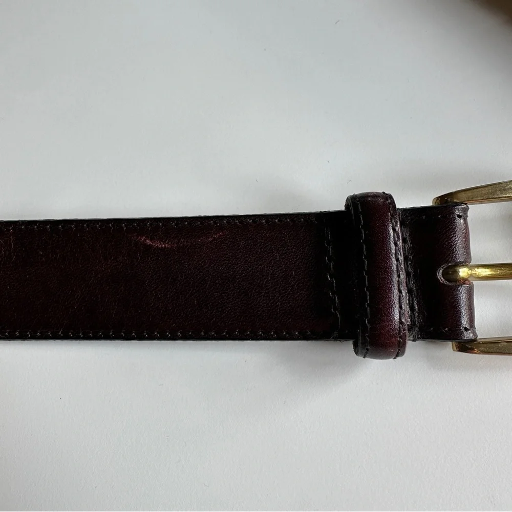 Harold’s Men’s Vintage Rich Brown Genuine Leather Belt 38”